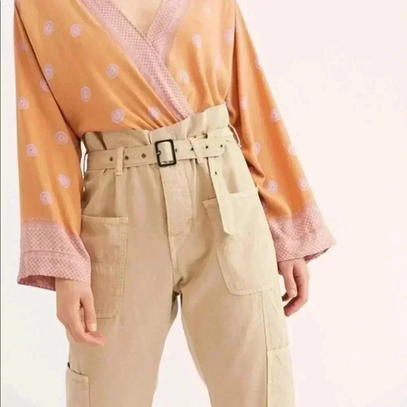 Free People Percy Paper Bag Pants - Picture 2 of 3